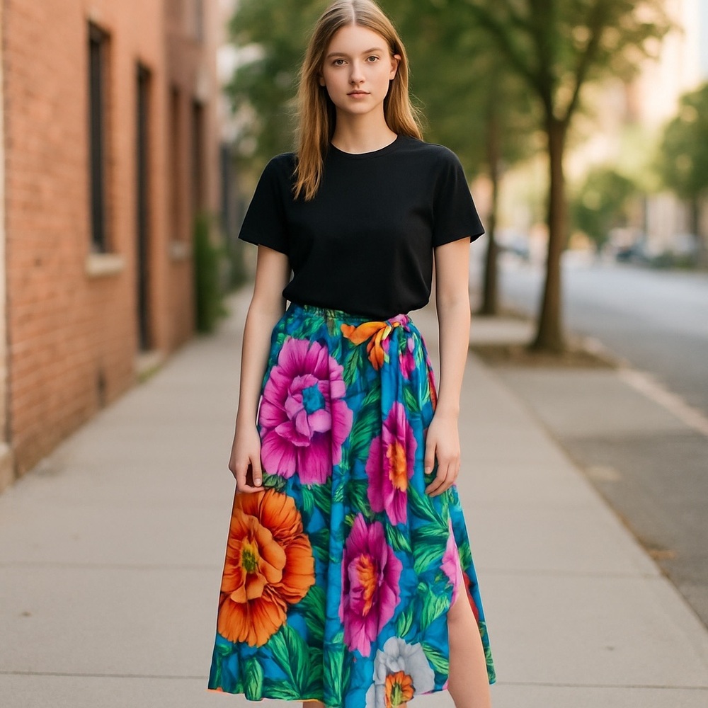 Mara Hoffman Midi Skirt sz 4